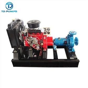 ステンレス鋼の製造業者の最もよい価格機械横の火のディーゼル遠心ポンプ
