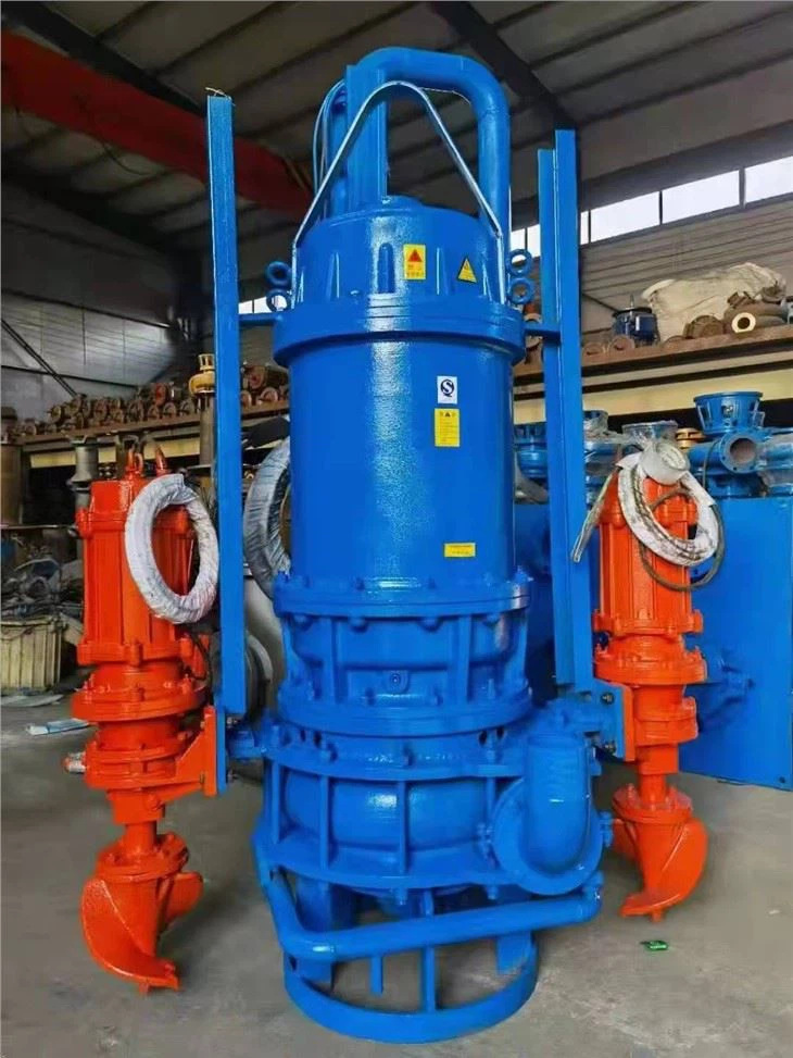 Tongda Baoding 1 Year Cutter Impeller Submersible Pump With Two Agitators